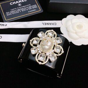Chanel White Flower Bracelet